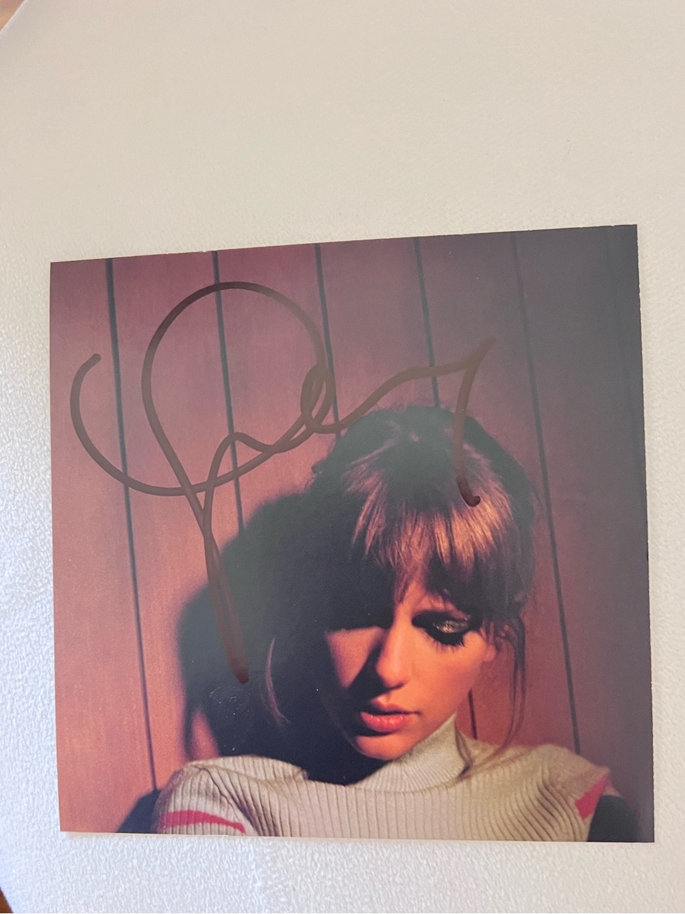 Signed Taylor Swift Midnights (Moonstone Blue Edition) CD
